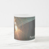 月ロシアの着陸 フロストグラスマグカップ (中央)