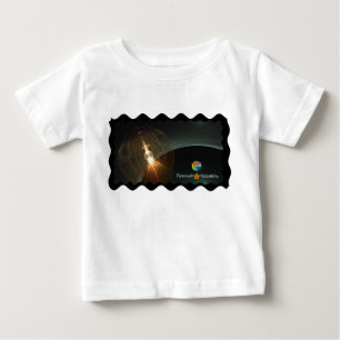 月ロシアの着陸 ベビーTシャツ