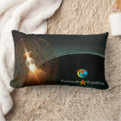 月ロシアの着陸 ランバークッション (ブランケット)