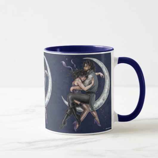 月ロマンチックな愛マグへの1つの方法チケット マグカップ (右)