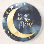 月上天の赤ちゃんシャワースターズ宇宙 コースター (正面)