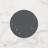 月上宇宙飛行士ファーストネーム宇宙 コンフェッティ (スモール正面)