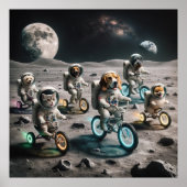 月上宇宙飛行士 ポスター (正面)