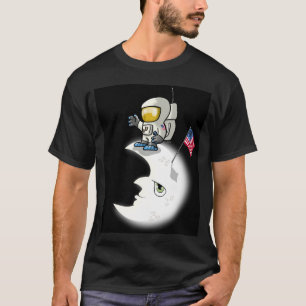 月上宇宙飛行士 Tシャツ