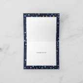 月上象のベビーシャワーサンキューカード サンキューカード (内部)