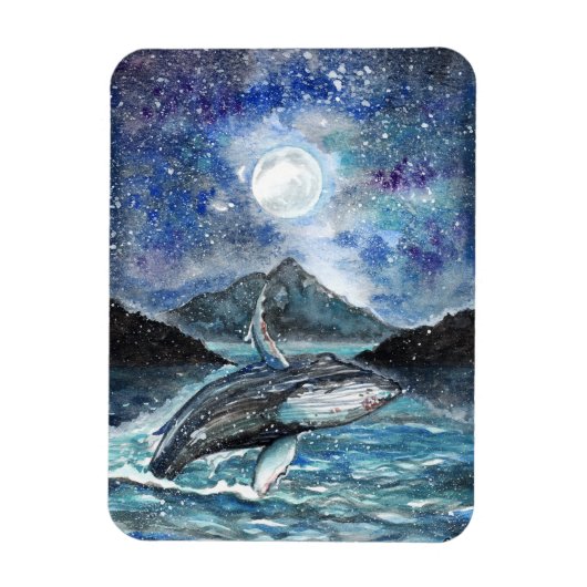 月下で踊る マグネット (縦)