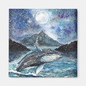 月下で踊る マグネット (正面)