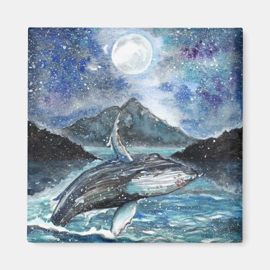 月下で踊る マグネット (正面)