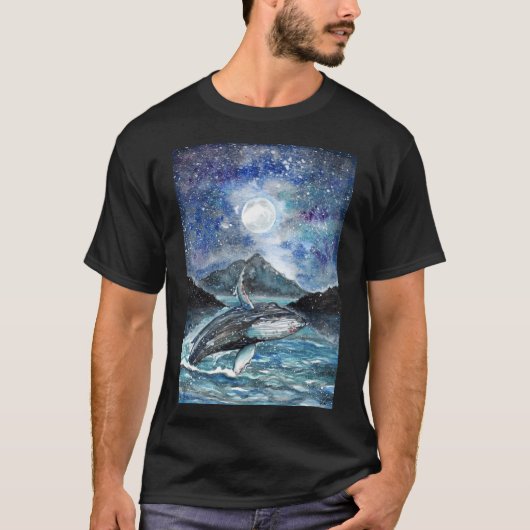 月下で踊る Tシャツ (正面)