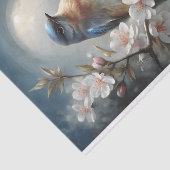月下の歌鳥デコパージュ 薄葉紙 (詳細)