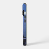 月下の猫 iPhone 15ケース (左側面)