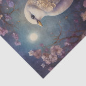 月下の鳥と花 薄葉紙 (詳細)