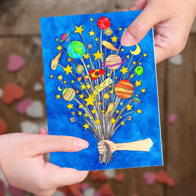 月与えと星のカードを渡す (クリエイターアップロード済み)