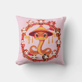 月中国の正月蛇デザイン1 クッション