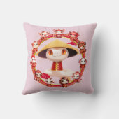 月中国の正月蛇デザイン3 クッション (裏面)