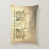 月中国の金属の雄牛2021年新年SqP アクセントクッション (裏面(縦))