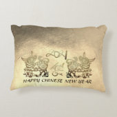 月中国の金属の雄牛2021年新年SqP アクセントクッション (裏面)