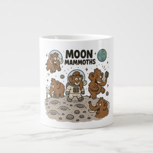 月乳房おもしろい ジャンボコーヒーマグカップ