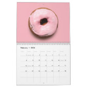 月例ドーナツの壁掛けカレンダー カレンダー (2月 2026)