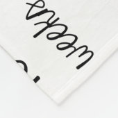 月例マイル標石の写真のベビーブランケット フリースブランケット (角)