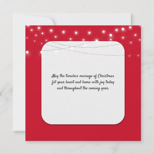 月信じ付きクリスマス・メッセージ カード (裏面)