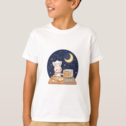 月光うさぎのベーカリー Tシャツ (正面)