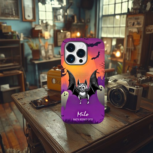 月光こうもり不気味-おもしろい通年 Case-Mate iPhoneケース