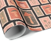 月光とキノコ ラッピングペーパー (ロールコーナー)