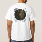 月光とタイガースピリットTシャツ Tシャツ (裏面)