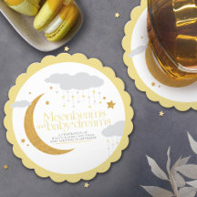 月光とベビー夢ベイビーシャワー黄色