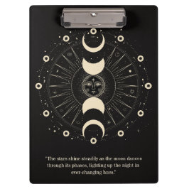 月光と星空の夜のフェーズ クリップボード