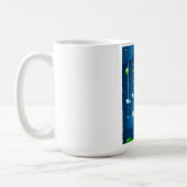 月光と飛んでいる魚 コーヒーマグカップ (左)