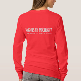 月光によるMuskies: 段階のティーを通って行くこと Tシャツ