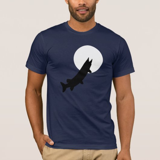 月光によるMuskies: 段階のティーを通って行くこと Tシャツ (正面)