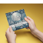 月光に照らされた北欧の森、カスタマイズ可能