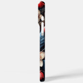 月光に照らされた桜の花のデザイン Case-Mate iPhoneケース (裏面 / 左)