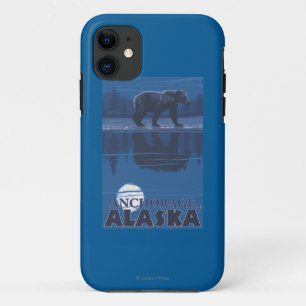 月光のくま-アンカレッジ、アラスカ iPhone 11 ケース