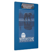 月光のくま-イエローストーン国立公園 クリップボード (右)