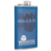 月光のくま-イエローストーン国立公園 フラスク (右)