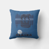 月光のくま-カレー、アラスカ クッション (裏面)