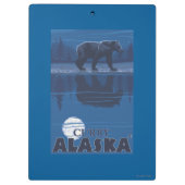 月光のくま-カレー、アラスカ クリップボード (裏面)