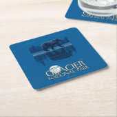 月光のくま-グレーシャー国立公園、MT スクエアペーパーコースター (アングル)