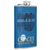 月光のくま-グレーシャー国立公園、MT フラスク (右)