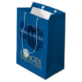 月光のくま-グレーシャー国立公園、MT ミディアムペーパーバッグ (裏面アングル)