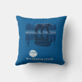 月光のくま-ワシントン州 クッション (裏面)