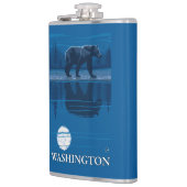 月光のくま-ワシントン州 フラスク (左)