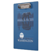 月光のくま-ワシントン州、山のパン屋 クリップボード (左)