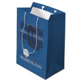 月光のくま-ワシントン州、山のパン屋 ミディアムペーパーバッグ (裏面アングル)