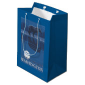 月光のくま-北の滝、ワシントン州 ミディアムペーパーバッグ (裏面アングル)