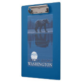 月光のくま-山アダムス、ワシントン州 クリップボード (左)